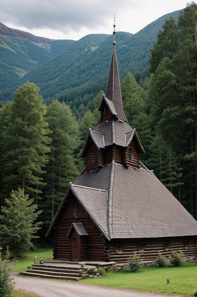 Small stave church，Rural，