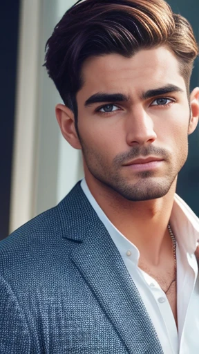 Make a man Yaudim heartthrob focus on the face