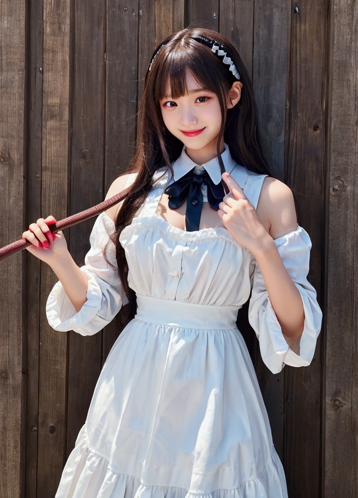 (((Pixel Perfect,Perfect in every detail))), Girl shows off her whip,A girl ,smile, NSWF,lovely, Leather whip!!,holding a whip in your hand!!!,cinematic, kawaii!!