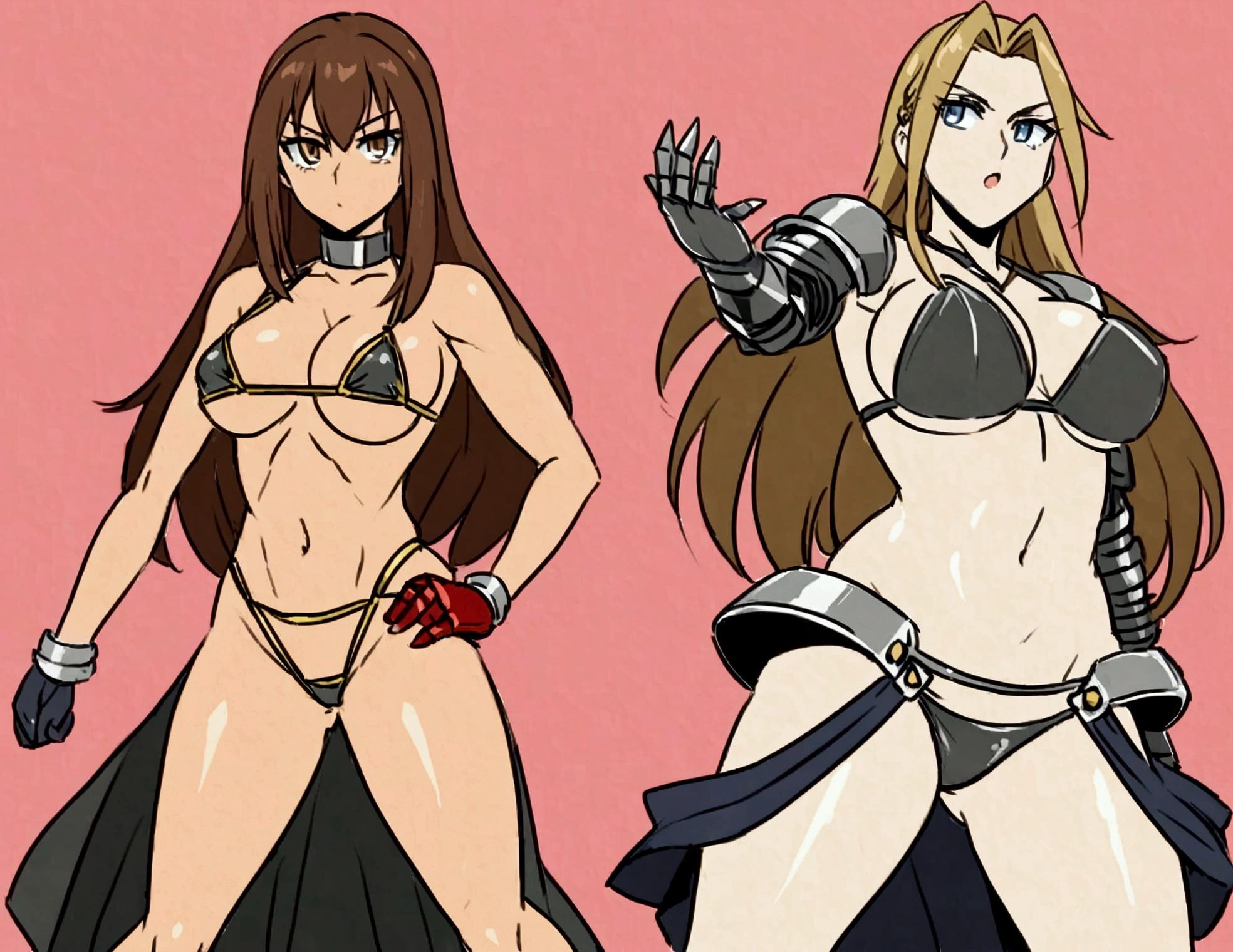 (Lexa Doig, age 25, metal slave bikini) is in the real life movie of anime Keijo!!!!!!!, she is dueling with sexy women by bumping butts and breasts

