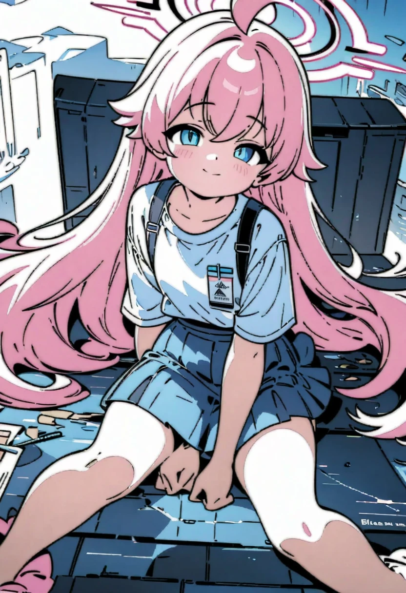 hoshino (blue archive), White background, (line art, clean line art, scenario art: 1.6), (coloring book: 1), full white, using only scenarios. , cartoon style,