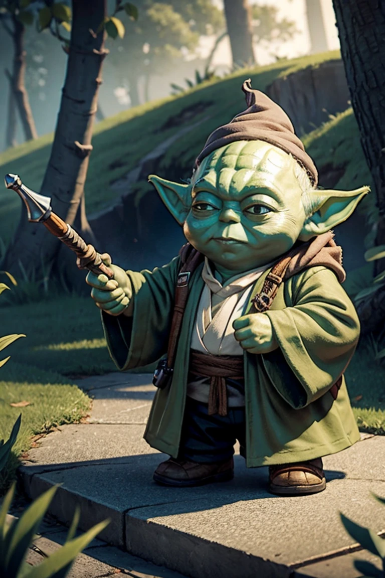 smooth yoda gnome