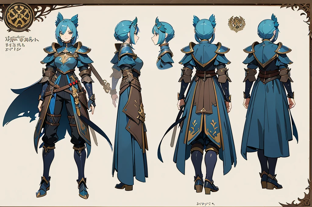 Dota 2 hero character full body concept art