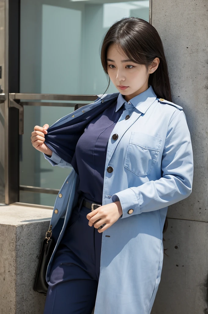 Imprisoned by a Korean policewoman