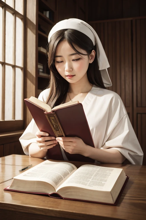 with Bible