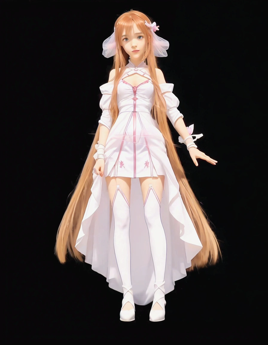 a cartoon image of a woman in a white dress with a sword, asuna yuuki, sao style anime, asuna from sao, rei hino as a princess, sao, anime goddess, madoka kaname, holo, humanoid pink female squid girl, anime girl named lucy, best anime character design, ethereal anime, sword art online, female anime character