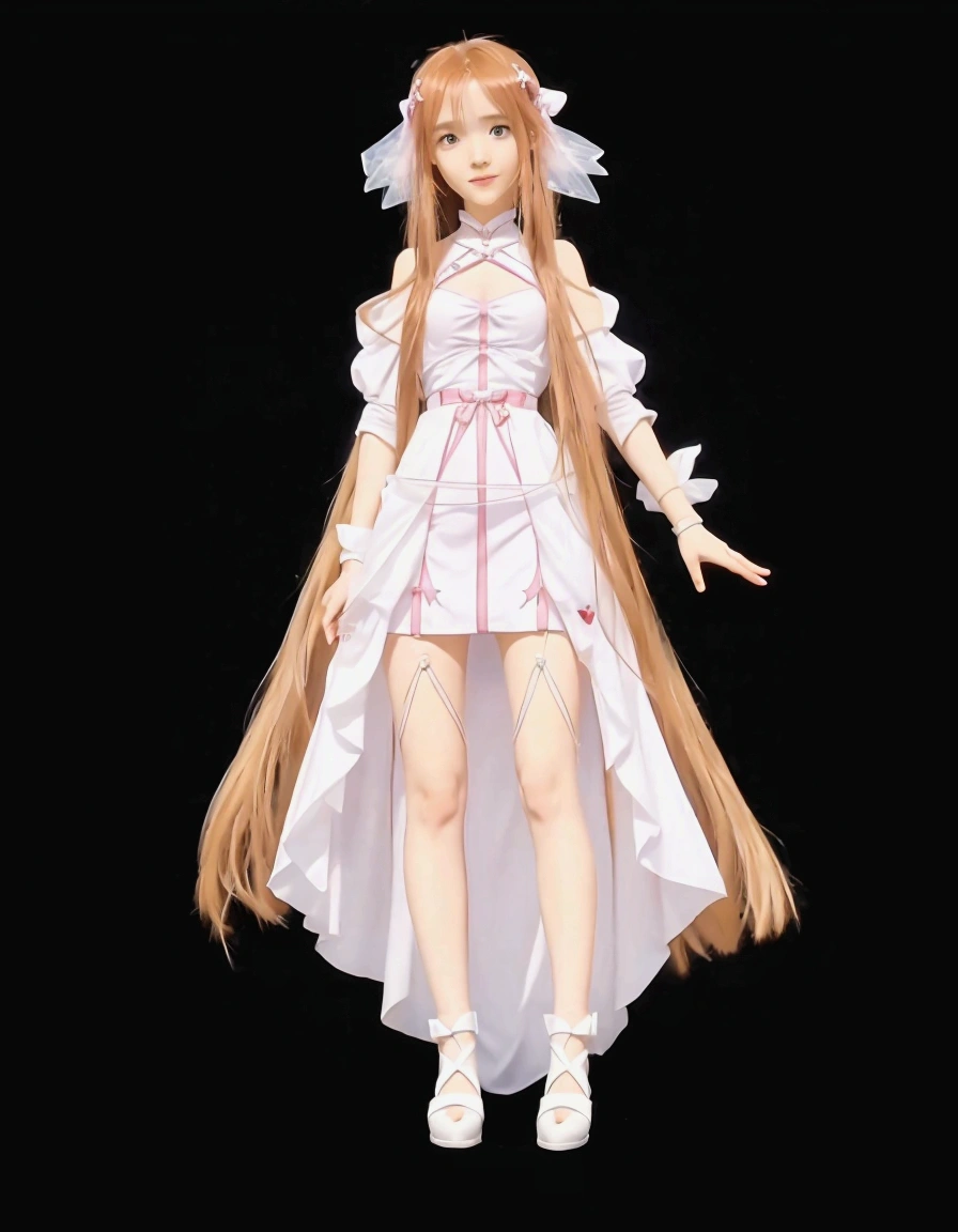 a cartoon image of a woman in a white dress with a sword, asuna yuuki, sao style anime, asuna from sao, rei hino as a princess, sao, anime goddess, madoka kaname, holo, humanoid pink female squid girl, anime girl named lucy, best anime character design, ethereal anime, sword art online, female anime character