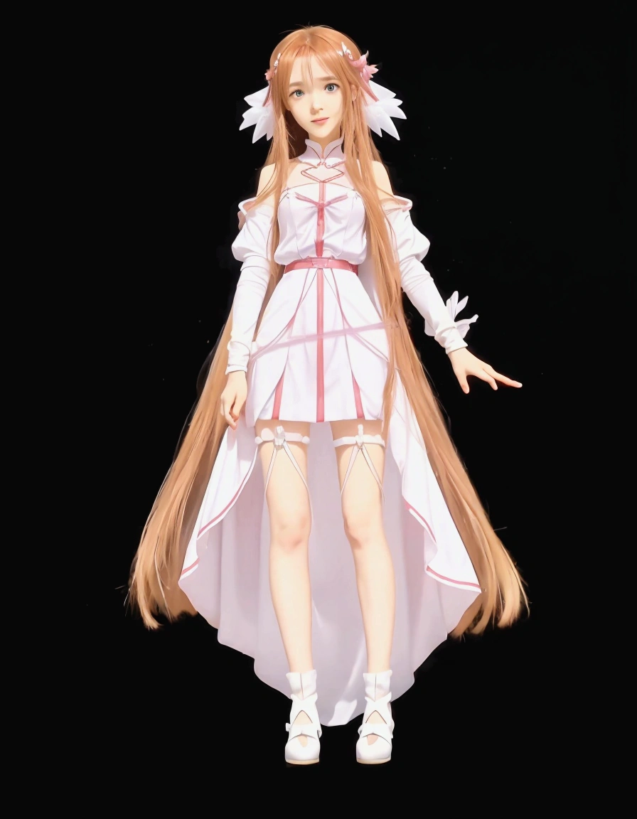 a cartoon image of a woman in a white dress with a sword, asuna yuuki, sao style anime, asuna from sao, rei hino as a princess, sao, anime goddess, madoka kaname, holo, humanoid pink female squid girl, anime girl named lucy, best anime character design, ethereal anime, sword art online, female anime character, night day more stars in the sky