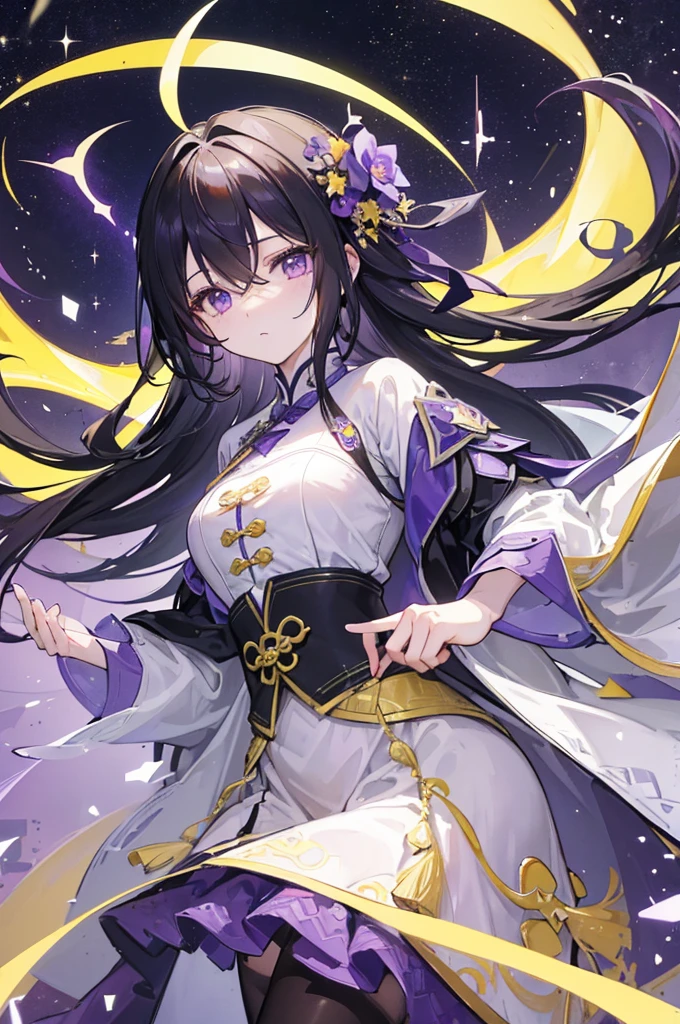 Archeron Huangquan-collapse_Star Dome Railway、
((Right eye is yellow、Purple left eye:1.5))、
((Highest quality))、((Highly refined))、((Super detailed))、
((Sparkling Eyes))、((Ultra-high resolution))、((Ultra HD))、
masterpiece、Detailed hands、
One woman、Only one person、solo、
((Brown skin))、((Tan Skin))、Ahoge、
messy hair、Super long hair、
View the model from the front、