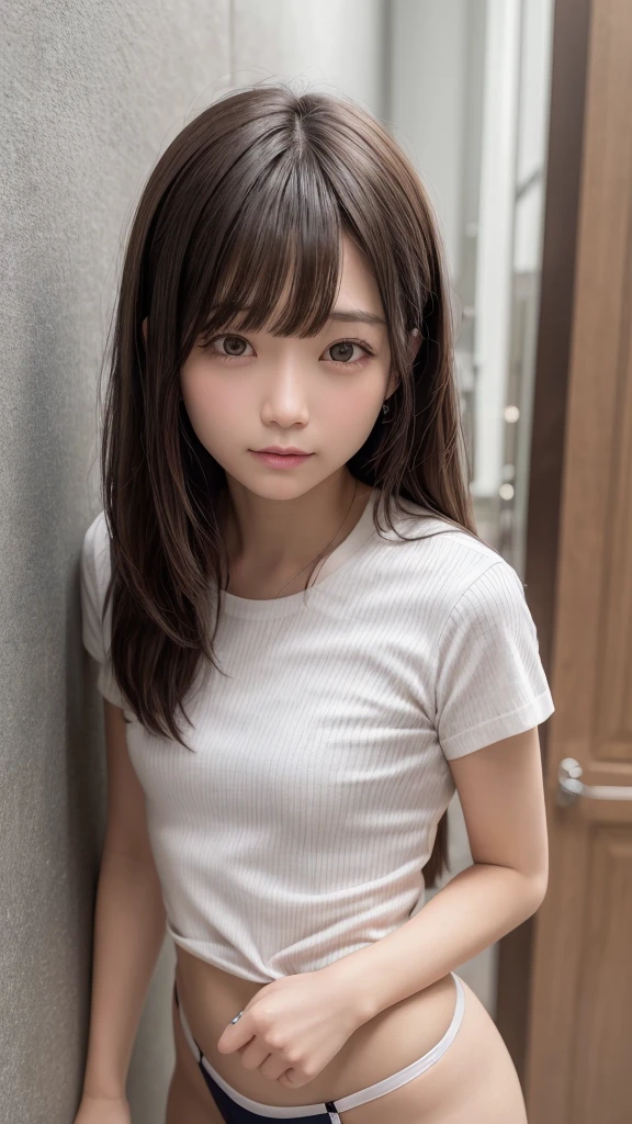 japanes,11 year old,teens girl,cute little,elementary student,private elementary school,short-hair,城市,Opening legs,all-fours,Small and dirty room、((White underwear))、(((Wet underwear)))、Cotton panties、(((natta)))、(((darkened room)))、(((窓の外はnatta)))、((Prostitutes))、((skin glistening with sweat))、(((Sexually aroused face)))