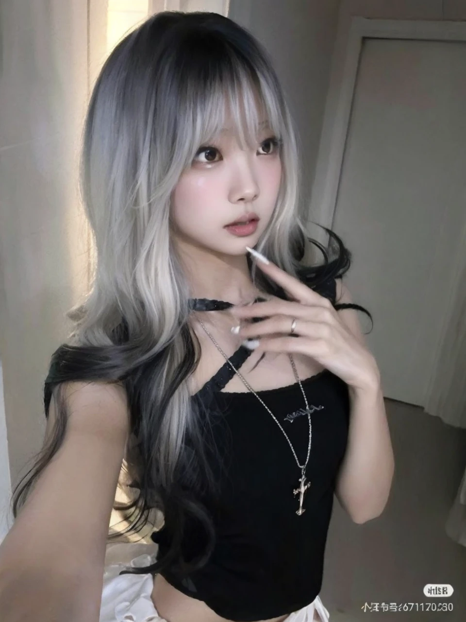 Jennie, Kim jane, Blackpink Jennie, Jennie Kim, cabelo branco e preto, Jisso, Jennie, Clean girl, Jennie, dark, Gothic, Jennie