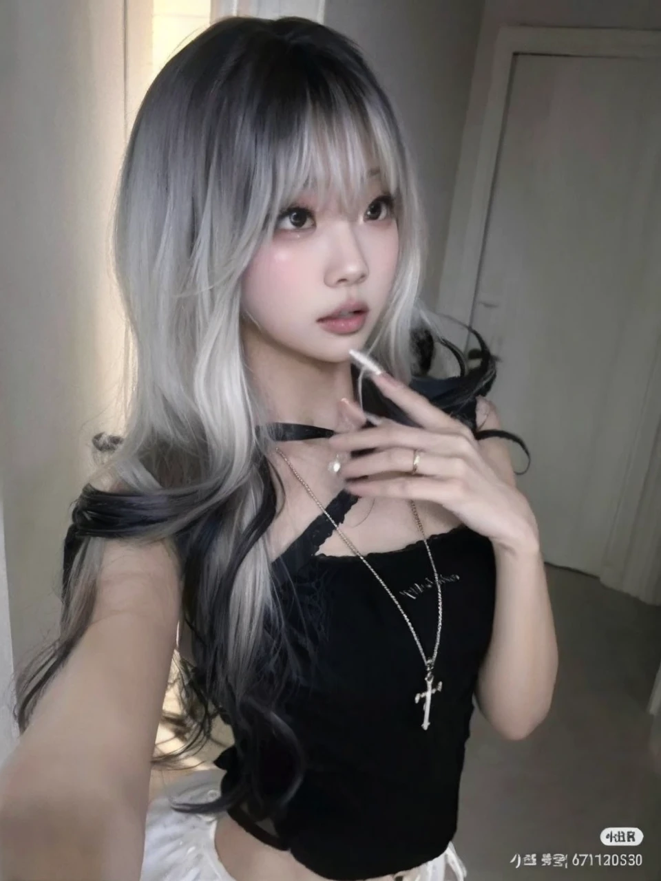 Jennie, Kim jane, Blackpink Jennie, Jennie Kim, cabelo branco e preto, Jisso, Jennie, Clean girl, Jennie, dark, Gothic, Jennie