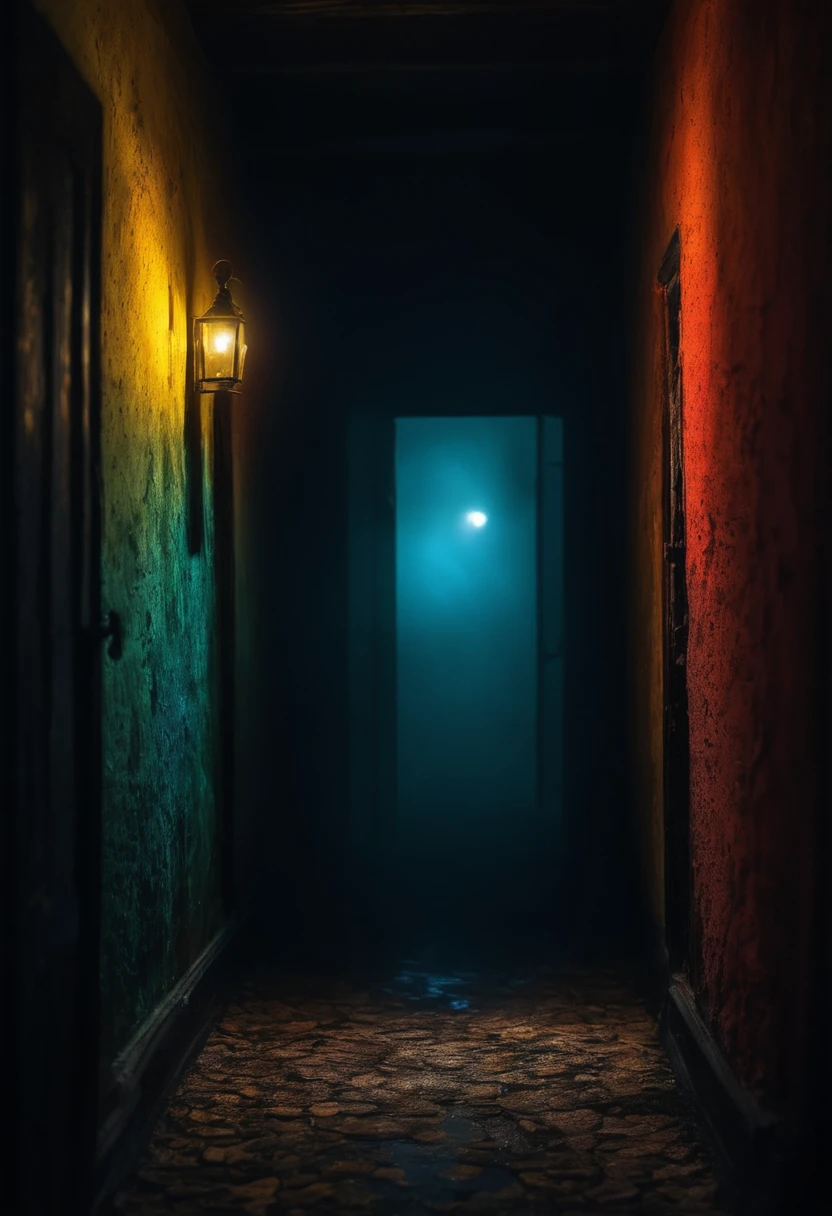 my fears seen from my soul are different my fears look sad and desolate ,the image looks very real, impressive colors 16k light of nostalgia dark and sad atmosphere depth of field 24k composition photography volume in shadows communicate idea unique piece work of art spectacular lighting