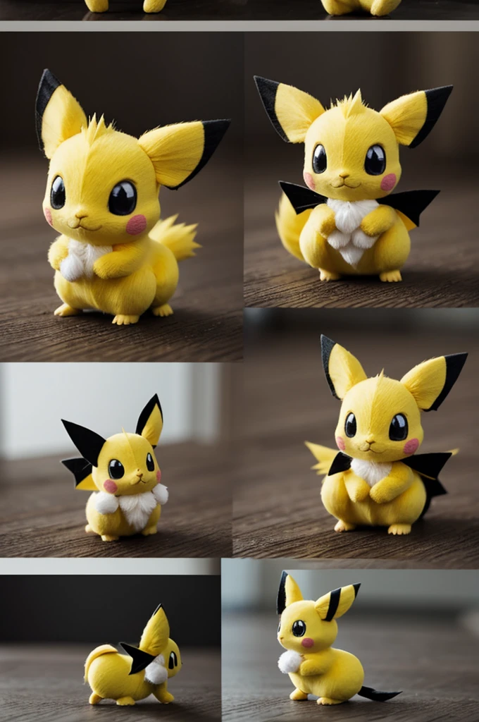 Create an evolving pichu image 