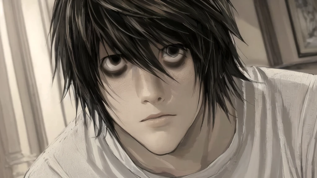 1 boy, man, perfect anatomy, mesmerizing black eyes, 8k resolution, (one person), (realism: 1.2), (masterpiece: 1.2), (cowboy frame: 1.2), dark romantic lighting, (high detail: 1.2), (detailed face: 1.2), (gradients), bright detailed eyes, (natural light: 1.2), solo, indoors, perfect lighting, perfect facial features, perfect angle, perfectly drawn eyes, man, skinny, serious expression