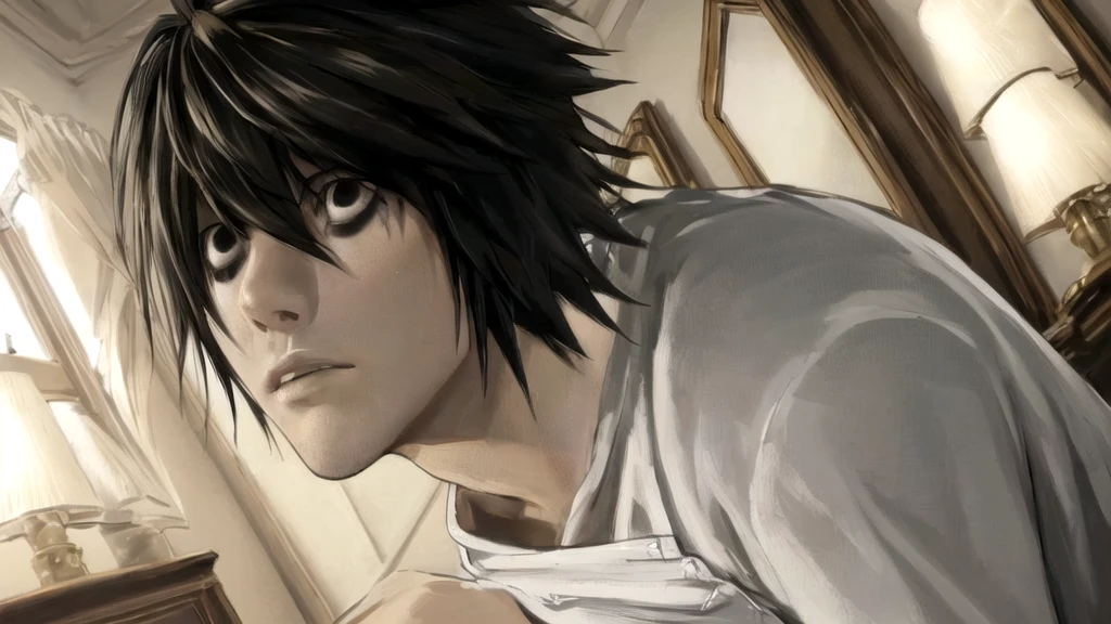 1 boy, man, perfect anatomy, mesmerizing black eyes, 8k resolution, (one person), (realism: 1.2), (masterpiece: 1.2), (cowboy frame: 1.2), dark romantic lighting, (high detail: 1.2), (detailed face: 1.2), (gradients), bright detailed eyes, (natural light: 1.2), solo, indoors, perfect lighting, perfect facial features, perfect angle, perfectly drawn eyes, man, skinny, serious expression