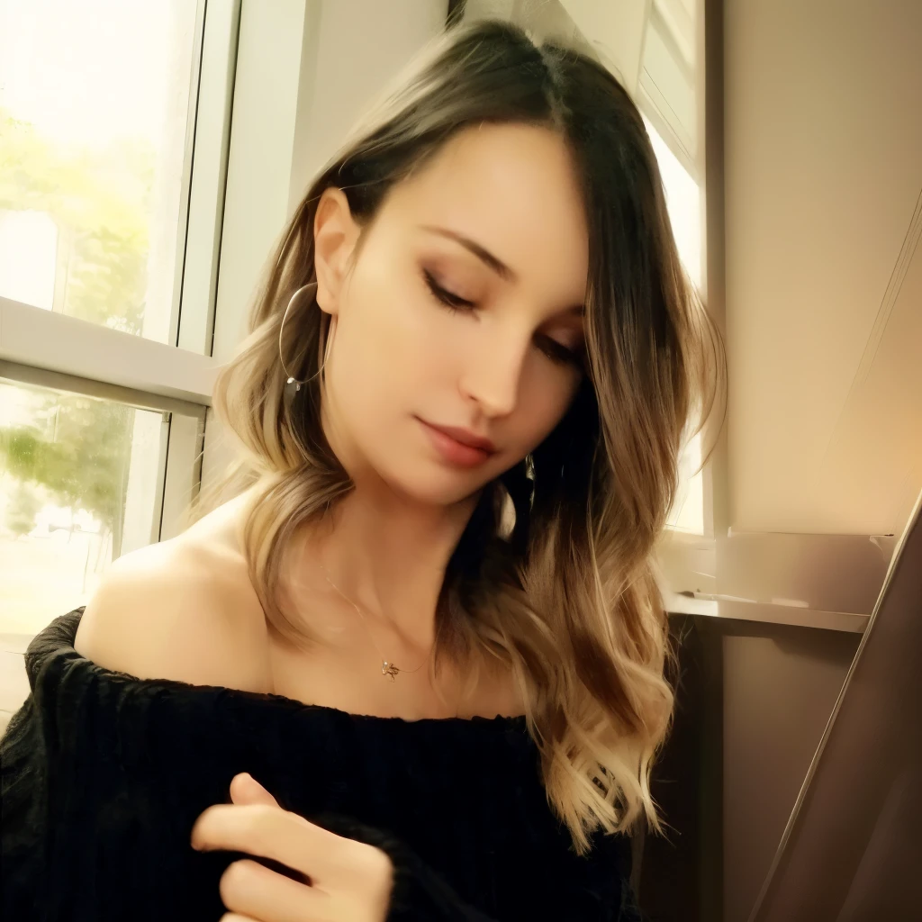 araffed woman in black off shoulder top looking down at her phone, 18 years old, 19-year-old girl, 30 years old woman, 3 0 years old woman, 2 2 years old, 21 years old, 1 6 years old, 2 3 years old, anna nikonova aka newmilky, around 20 young, Real photo of a sexy girl, wearing a red transparent dress, she has an attractive face, clear white skin, beautiful hair, beautiful hot lips, looks like she wants to kiss. beautiful and very sexy. She spreads her legs gracefully, the fabric of her dress sliding to reveal a seductive view of her smooth, shapely hips. full body pose, nipples prominent, facing the audience. Bare ditch. masterpiece, delicate, textured skin, Super details, high quality, high details, best quality, Award Winning, high resolution, 160 mm, HD. luxury