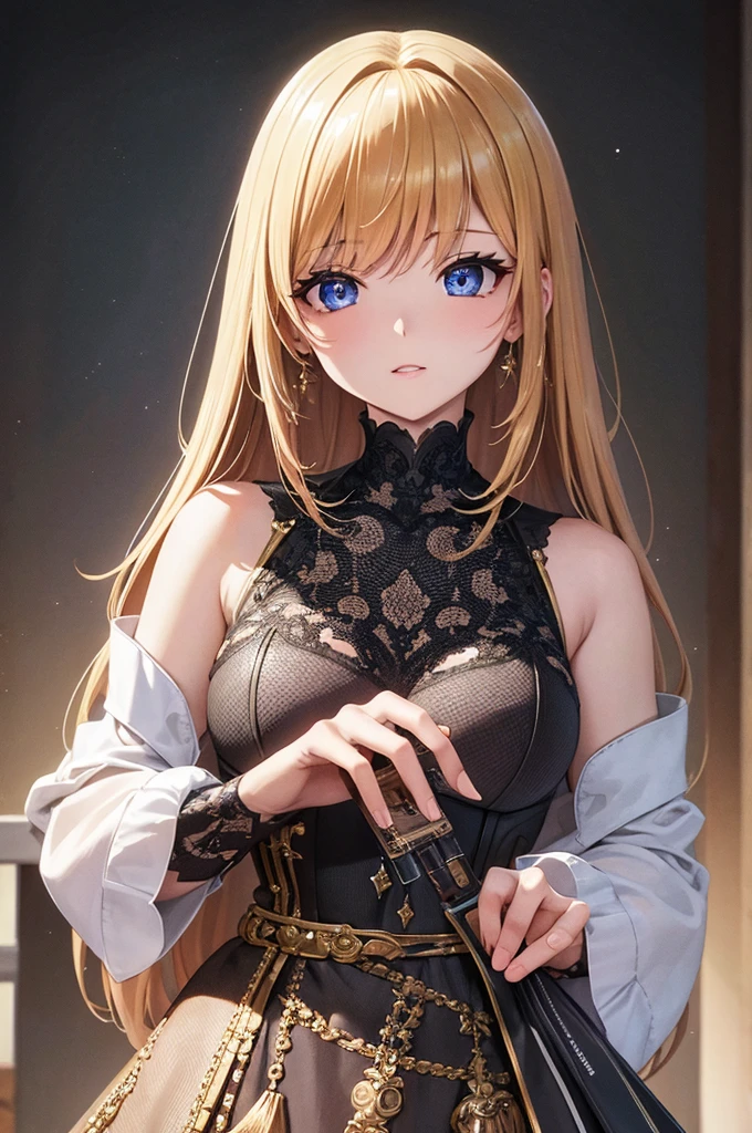 archeron、
Highest quality、Highly refined、Super detailed、
Sparkling Eyes、Ultra-high resolution、Ultra HD、
masterpiece、Detailed hands、
One woman、Only one person、solo、