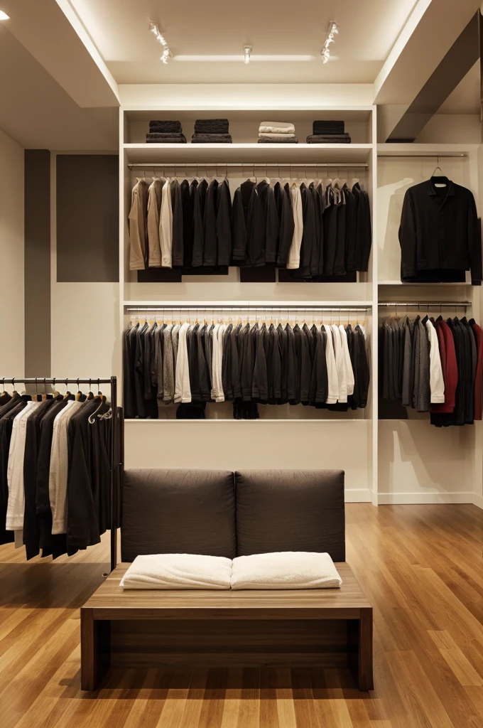 It seems like you're asking about the dimensions of a room in a clothing store. If the room is 132 inches long and 132 inches wide, that means it's a square room with each side measuring 132 inches.
