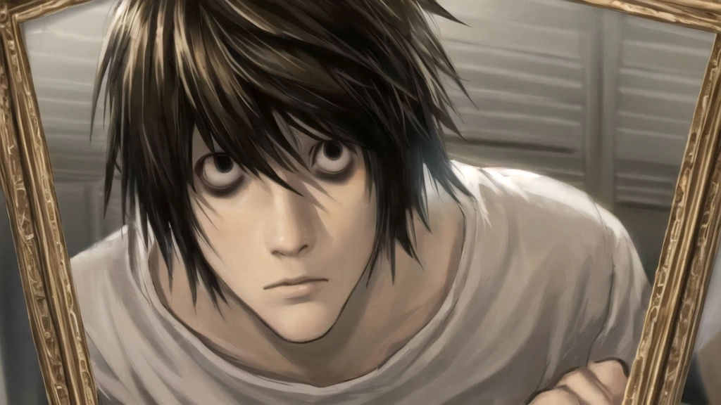 1 boy, man, perfect anatomy, mesmerizing black eyes, 8k resolution, (one person), (realism: 1.2), (masterpiece: 1.2), (cowboy frame: 1.2), dark romantic lighting, (high detail: 1.2), (detailed face: 1.2), (gradients), bright detailed eyes, (natural light: 1.2), solo, indoors, perfect lighting, perfect facial features, perfect angle, perfectly drawn eyes, man, skinny, serious expression, around a lot of clocks, a maze