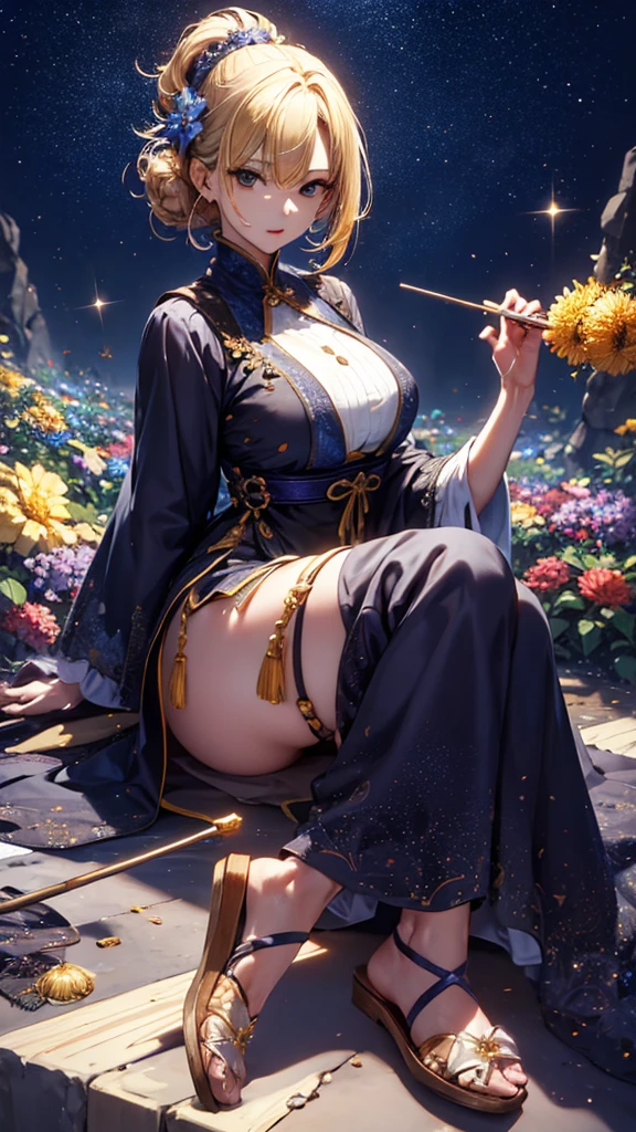 realistic,real photo,masterpiece, highest quality, (Highly detailed CG Unity 8k wallpaper), (highest quality), Shinobu Kocho、(Best illustrations), (Best Shadow), Absurd, Realistic lighting, (abyss), Beautiful sparkle, art:PeterMohrBacher,raw photo,real person,16K,Woman holding a banana、long hair、ponytail、Beauty、Female college student、breast enhancement、Big ini skirt、