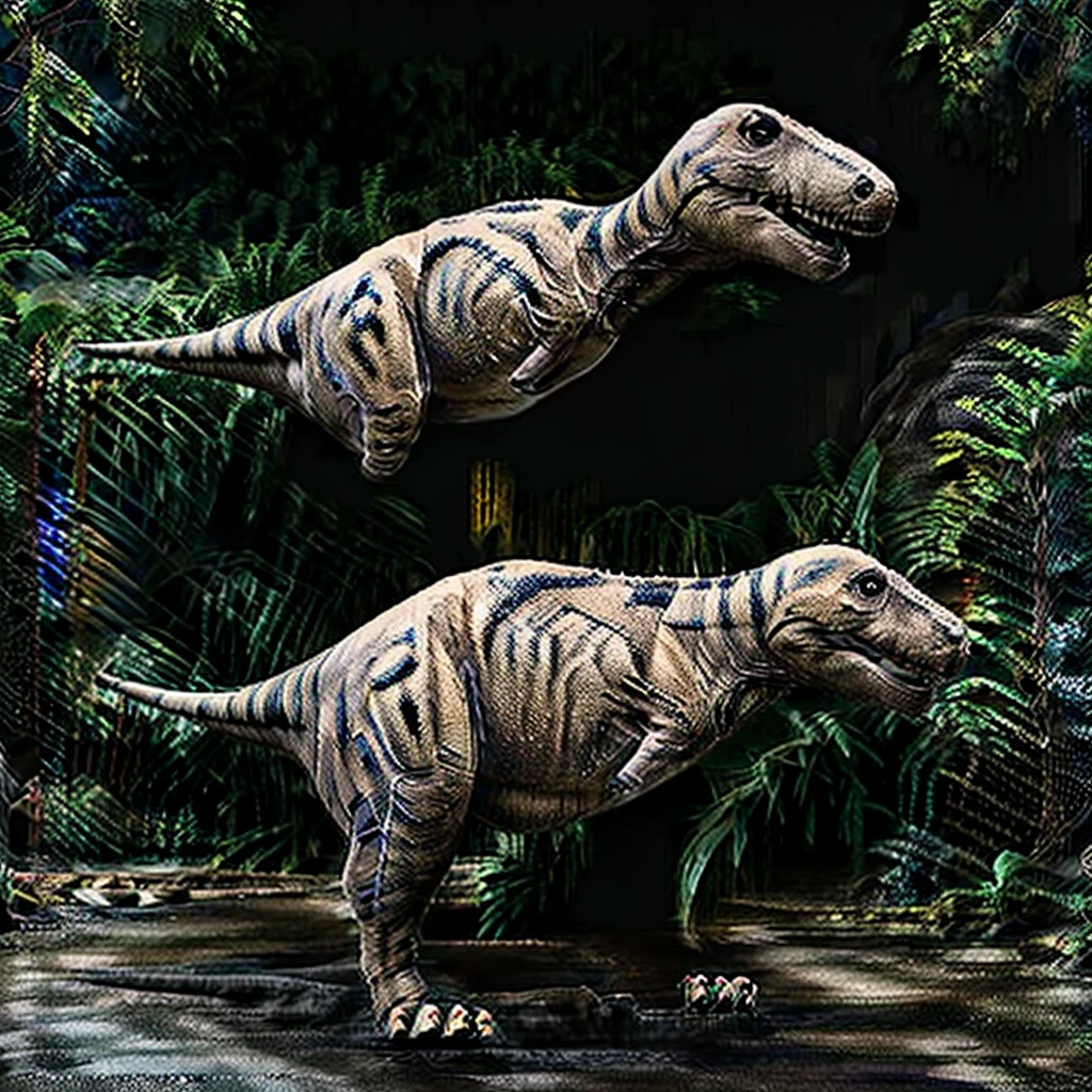 (raw photo, masterpiece, best quality, high detail), (8k, full frame, photorealistic, realistic), photo of a (dinosaur:1.4 worker) working:1.6 at a computer, cubicle, office job,  