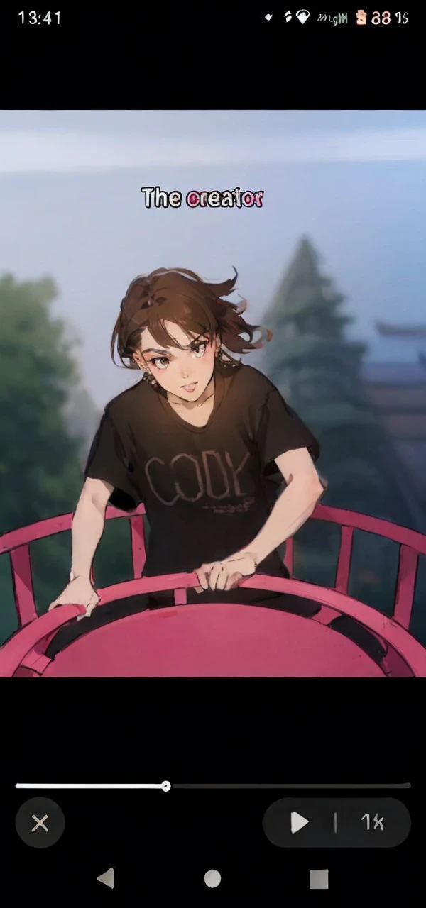 Girl long straight hair, light brown color, dark brown eyes, relaxed expression, pink lips,low-cut and tight black T-shirt,park background,White skin,tokyo revengers style
