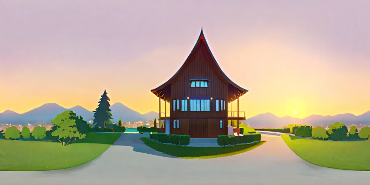 anime style house 