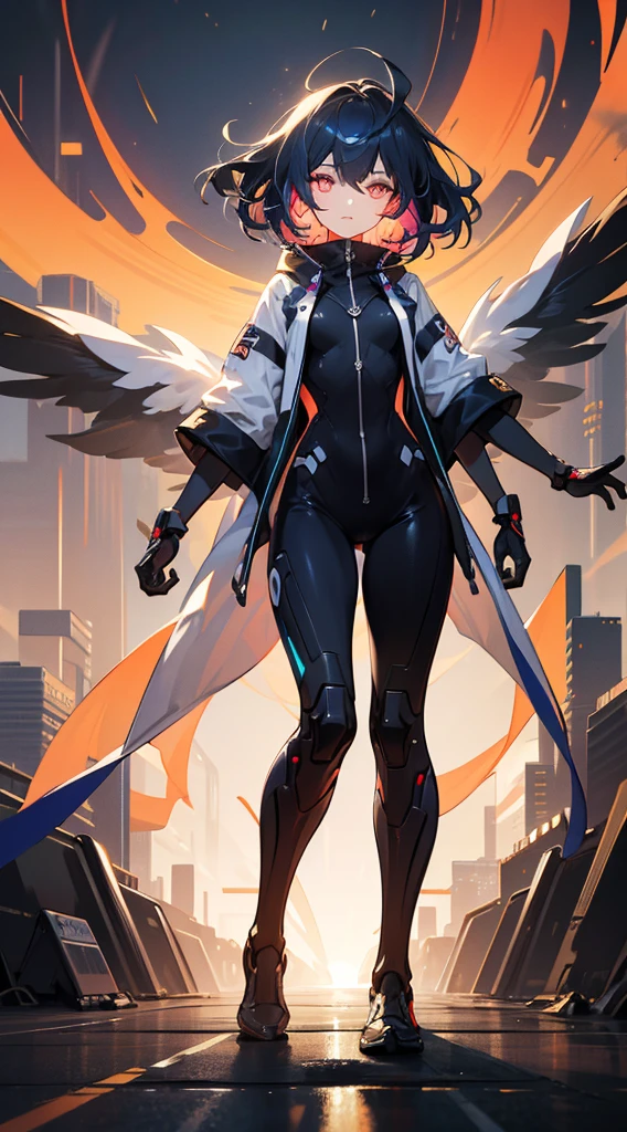 glowing eyes, colourful glowing hair, anime style, high detail, Futurism, glowing light, UHD, retina, masterpiece, ccurate, anatomically correct, textured skin, super detail, high details, high quality, award winning, best quality, highres