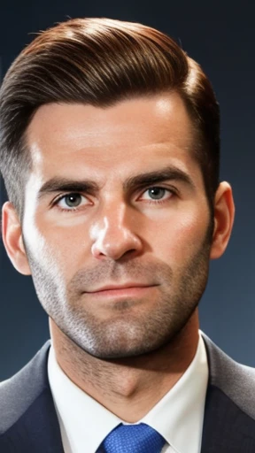 Make a 30 year old man Adelson focus on the face
