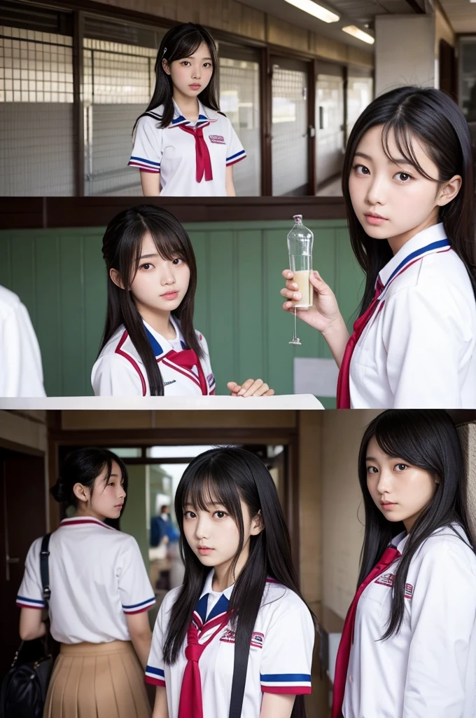 Korean high school girls imprison me