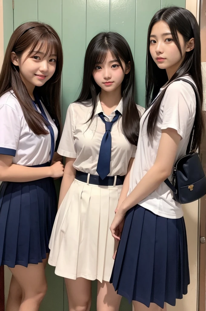 Korean high school girls imprison me