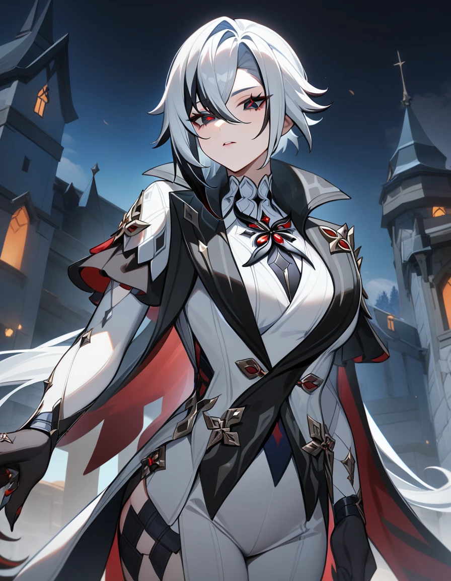 1girl, arlecchino \(genshin impact\), genshin impact,queen,castle,perfect eyes,masterpiece,very aesthetic,newest,sensitive