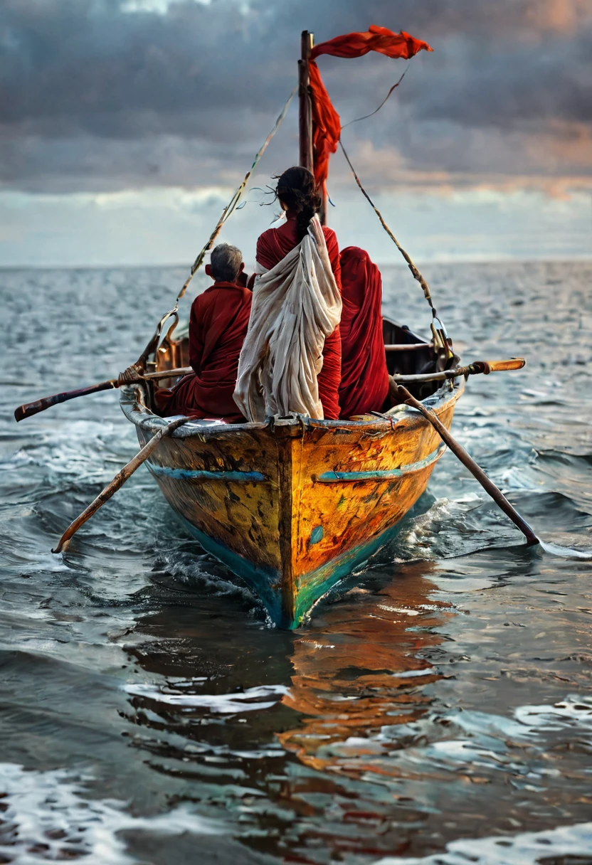 a beautiful boat, art by David Mould, Brooke Shaden, Ingrid Baars, Mordecai Ardon, Josh Adamski, Chris Friel
