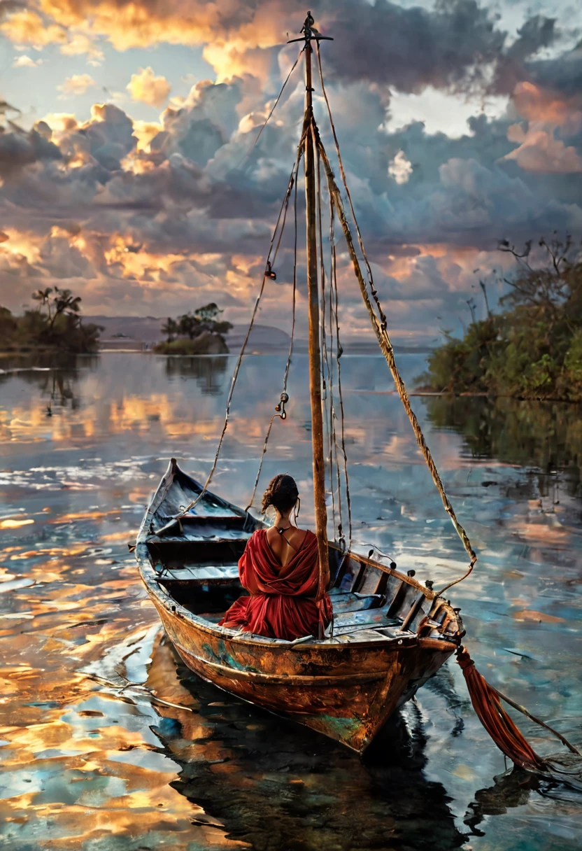 a beautiful boat, art by David Mould, Brooke Shaden, Ingrid Baars, Mordecai Ardon, Josh Adamski, Chris Friel
