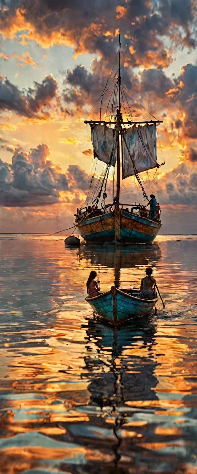 a beautiful boat, art by David Mould, Brooke Shaden, Ingrid Baars, Mordecai Ardon, Josh Adamski, Chris Friel
