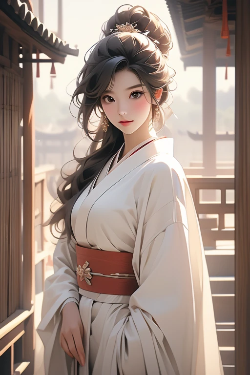 (Highest quality,8k,High resolution,masterpiece:1.2),((masterpiece,Highest quality)), High resolution with great detail, ((Body facing forward)),(Highly detailed skin and facial textures:1.3), (Ultra detailed face),(Detailed arms),(Beautiful attention to detail),(Beautiful lip detail),arafed woman in kimono standing in a doorway, wearing a haori, Wearing a kimono, facing forward, wear Kimono, Japanese women, in kimono, Traditional Japanese, in kimono, The Imperial Family&#39;s Wear Kimono, Wearing a colorful yukata, Japanese Kimono, Rainbow colored wear Kimono, elegant Japanese women, Portrait of a Japanese girl, Photographic portrait of a geisha, Japanese style