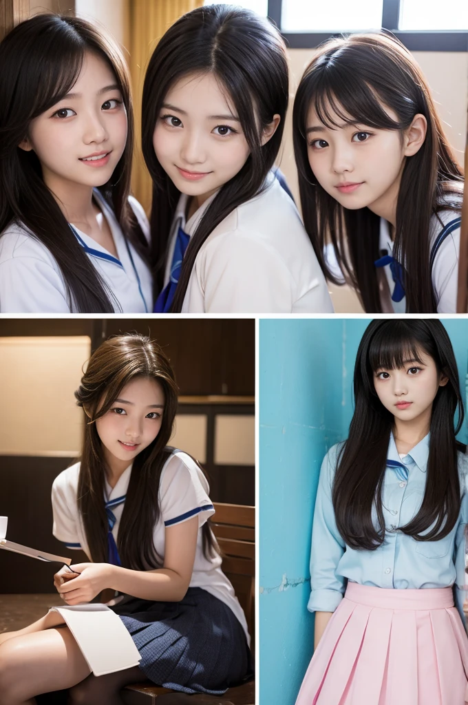 Korean high school girls imprison me