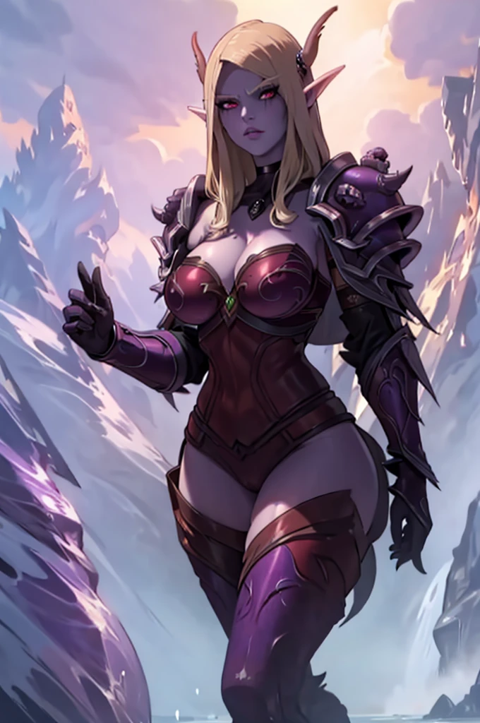 Sylvanas is plump and sexy