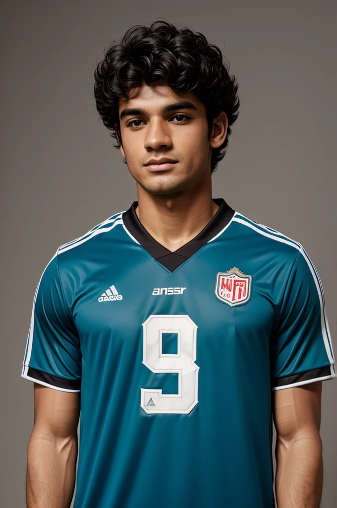 Aser a football shirt