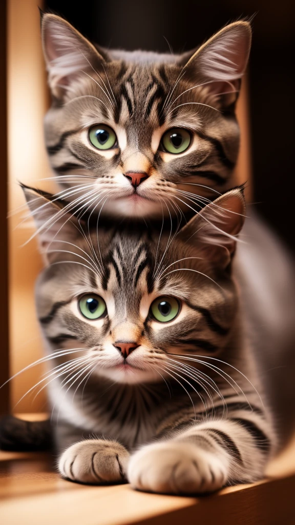 Cute cat，High detail，High resolution