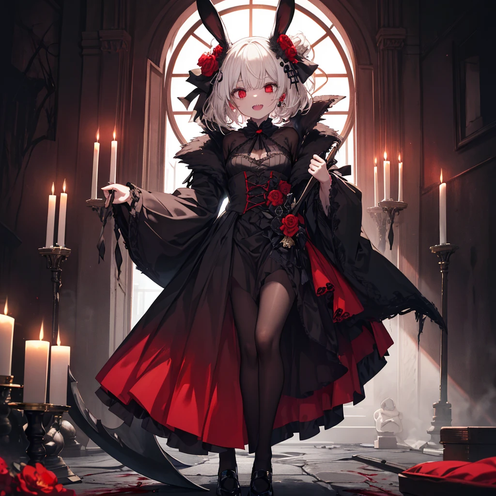 masterpiece, Highest quality, High resolution,(Highest quality,4K,High resolution,masterpiece:1.2),Very detailed,Realistic:1.37,masterpiece, Highest quality, Exquisitely crafted, woman, beautiful, elegant, smile, Blood, iridescent Long Hair, bangs, skirt, shirt, Long sleeve, Frills, shoes, (Red and Black:1.4), flower, spooky, Horror, 頭蓋Bones, Long Hair, Black Hair, Candles, Blood, hair flower, Dead, hair ornaments, Bone, doll, 頭蓋Bone, skeleton, Horror (theme),spooky altar background,Dark fantasy,Red color scheme,Ominous atmosphere,eyeを引く,Storytelling,anatomy,Anime Style,Concept Art,beautiful細部までこだわった顔と (((赤いeye ))),A terrifying ritual ,Satanic Ritual,Premature death,Misconduct,クレイジーなsmile,Scythe Face,Girl Monster, beautiful, Delicate facial features, 鋭いeye, Sharp Fangs, 青White skin, blonde,robot,Cursed Painting, Dark Background, Cinema Lighting, Dramatic Shadows, Gothic style, Gloomy atmosphere, Dark fantasy, One Girl, , Please open your mouth wide, Open your mouth and baring your teeth,Sharp teeth like a beast, Wide lips, very wide mouth, Vermilion cheeks, ,(Bloodしぶき:1.4),Scary smile, smile,Fallen angel design, ねじれたsmile、Bloodまみれの、頭からの出Blood,、Bloodしぶき、,(Bloodしぶき:1.4),Crossbones, 頭蓋Bone,Horror 一人の男の子, Cream colored hair, Gray Hair, Pearly hair, nice boy, Bunny ears, Loose-fitting clothing, Larger clothes, dark red eye, eyeの下のたるみ, dark circles under eye, やみcute, Fluffy hair, Voluminous Hair, skinny, slim, very skinny, Androgynous, cute, spooky, short hair, Horror, Faded colors, White skin, spooky, Unnaturally thin, I&#39;m hungry, eye, eye in background, sharp eye, Long eyelashes, Under the eyelashes, Loose shorts, レースshirt, Frillsshirt, Tie the ribbon&#39;head, Detailed clothing, A loose cardigan, Open cardigan, 滴るBlood, that&#39;terrible, nightmare, Haunted, stitch, patchwork, string, Injury, hell, Injury on arms, self-harm, cut, Black Fingers, factory, Abandoned, A dismembered ghost,Many heads,Many heads,Lots of faces,Multiple faces,Multiple Girls,Frolicking Girl,複数のwoman,tea ,クレイジーなsmile,look up,Face shot,Scythe Face,Girl Monster, slave,beautiful, Detailed portrait, Delicate facial features, 鋭いeye, Sharp Fangs, 青White skin, Thick chain, Dark Background, Cinema Lighting, Dramatic Shadows, Gothic style, Gloomy atmosphere, Dark fantasy, One Girl, , Please open your mouth wide, Open your mouth and baring your teeth,Sharp teeth like a beast, Wide lips, very wide mouth, Vermilion cheeks, ,(Bloodしぶき:1.6),Scary face, Laughter　Witch design, ねじれたsmile、Bloodまみれの、頭からの出Blood,,、Bloodしぶき、,(Bloodしぶき:1.6),Crossbones, 頭蓋Bone,　, Horrorスタイル, ((Fantasy Witch Costume)), ((Flowing white hair)), ,(Bloodしぶき:1.6),womanの曲線, Large Breasts, Thick thighs, Sexy flat stomach, Perfect hands, Perfect anime face, ((dark lolita dress)), Are standing, ((邪悪なsmile)), ,(Bloodしぶき:1.6),Victorian cities, gaslight, Steam circulates, Moonlight Illumination, night lighting, A sky filled with stars and galaxies,disaster々new devil horns,,(Bloodしぶき:1.6),アニメゾンビWitch design, ねじれたsmile、Bloodまみれの、頭からの出Blood,,、Bloodしぶき、,(Bloodしぶき:1.6),Crossbones, 頭蓋Bone,,Photo Background,Wide Shot,Scythe Face,Girl Monster, slave,beautiful, Detailed portrait, Delicate facial features, 鋭いeye, Sharp Fangs, 青White skin, Thick chain, Dark Background, Cinema Lighting, Dramatic Shadows, Gothic style, Gloomy atmosphere, Dark fantasy, One Girl, , Please open your mouth wide, Open your mouth and baring your teeth,Sharp teeth like a beast, Wide lips, very wide mouth, Vermilion cheeks, ,(Bloodしぶき:1.6),Scary face, Laughter　Witch design, ねじれたsmile、Bloodまみれの、頭からの出Blood,,、Bloodしぶき、,(Bloodしぶき:1.6),Crossbones, 頭蓋Bone,　, Horrorスタイル,