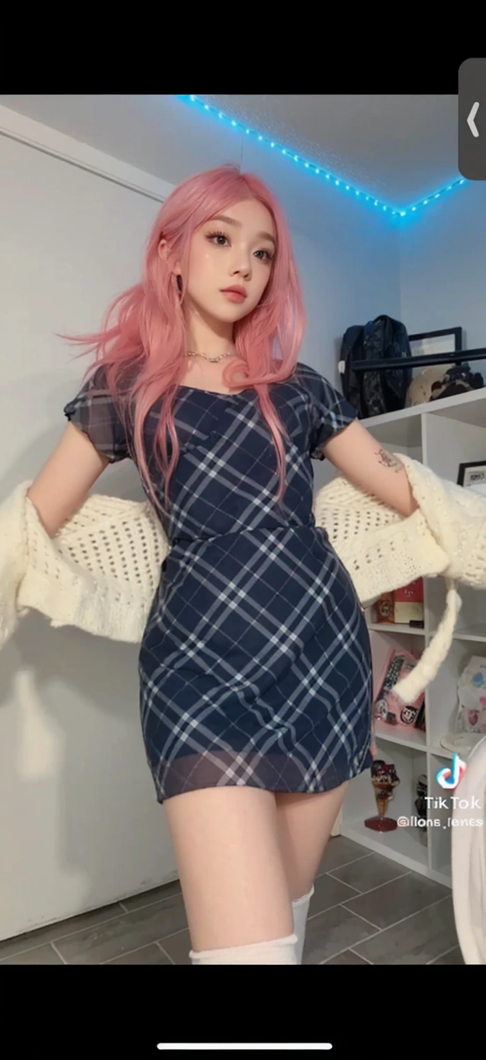 Leave it as it is, enhance it, pretty face, cute face, pretty hair, pink hair