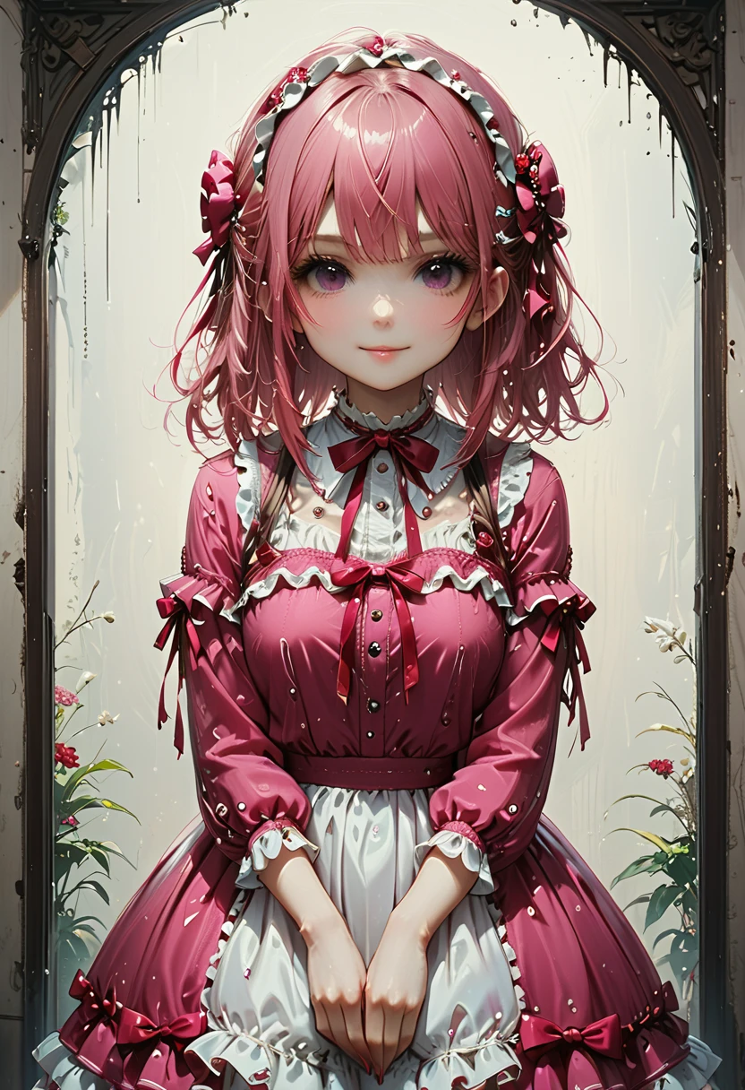 Ideal Beautiful Girl、Archangel、smile、Very cute pink lolita dress