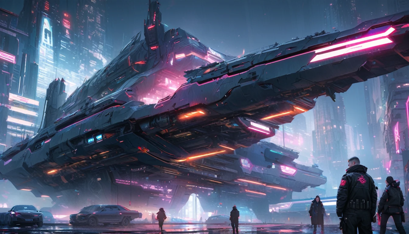 Cyberpunk Moscow, high quality, high resolution, hyperrealism