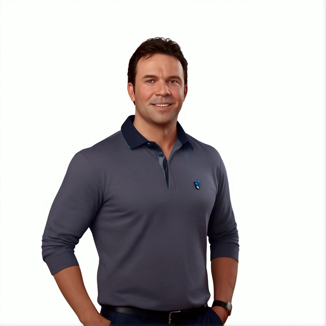 Cartoon character with the image in the photo, the character is wearing a blue shirt, is 1.75 tall, 39 years old, animation character, Stylized character, animation style rendering, stylized 3D, stylized 3D render, capture Toon Rendering Screenshot, 3D Character, 3D Character, Stylized 3D Rendering, 3D Character Rendering, cartoon character, Close up Character, Character Pose, (Pixar Style) (master part:1.2) (Bokeh) ( best quality) (detailed skin) (detailed texture) (8K) (Argilia) (cinematic lighting) (Clear focus on a large room with a crowd of people, many people worshiping, large crowd, Audience in the background, in a large hall , The room is full of people, people enjoying the show, big hall, enthusiastic crowd, crowds of people praying, huge crowd, full view of the room, many people, huge crowd, big crowd |