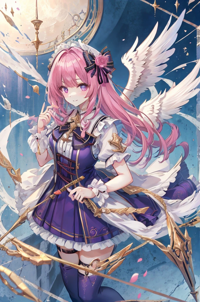 Ideal Beautiful Girl、Archangel、smile、Very cute pink ****ta dress