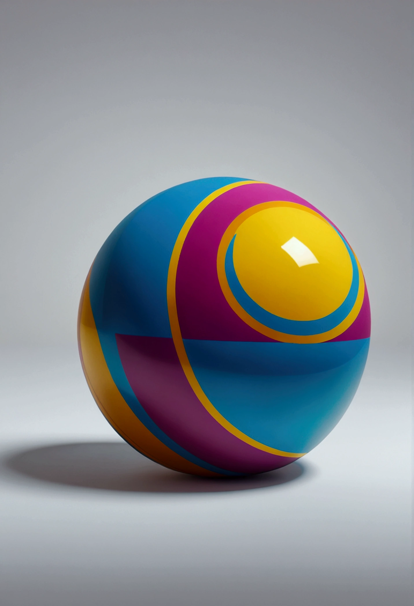 masterpiece, 4K Vektorgrafik, Image with optical illusion ball