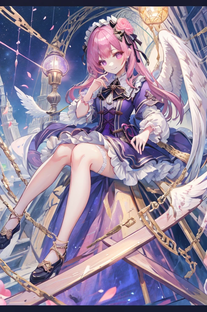 Ideal Beautiful Girl、Archangel、smile、Very cute pink ****ta dress