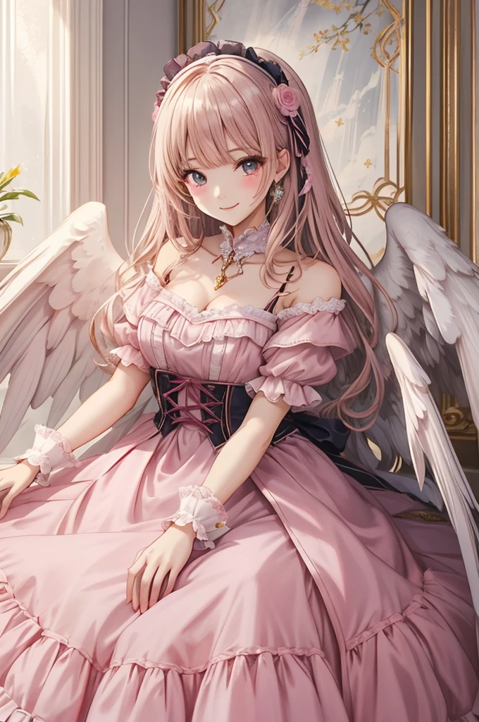 Ideal Beautiful Girl、Archangel、smile、Very cute pink lolita dress